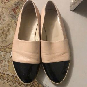 Heyraud Paris Color Block Leather Flats 37/7
